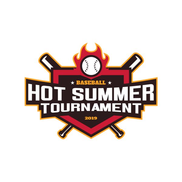 Hot Summer Tournament Baseball logo 01 Thumbnail